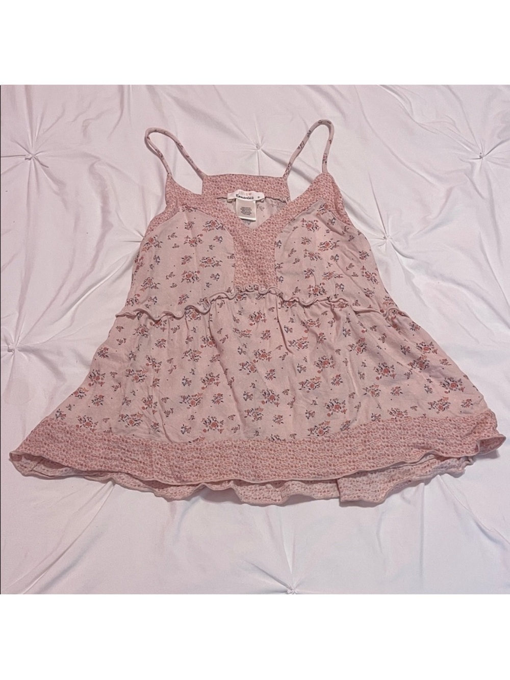 Light Pink Floral Camisole